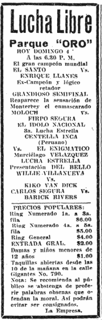 source: http://www.thecubsfan.com/cmll/images/cards/19540704parqueoro.PNG