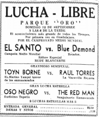 source: http://www.thecubsfan.com/cmll/images/cards/19540912parqueoro.PNG