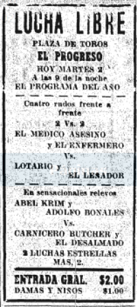 source: http://www.thecubsfan.com/cmll/images/cards/19541102progreso.PNG