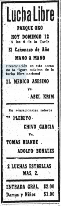 source: http://www.thecubsfan.com/cmll/images/cards/19541212parqueoro.PNG