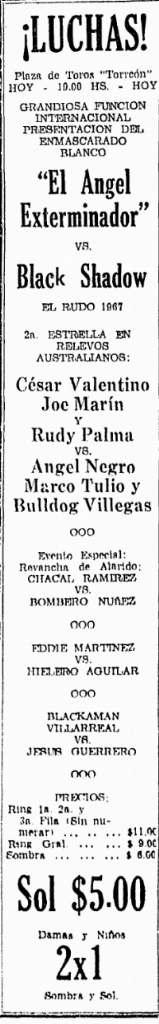 source: http://www.luchadb.com/images/cards/1960Laguna/19670827plaza.png