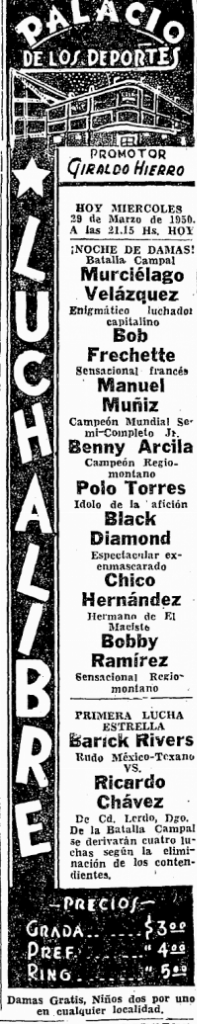 source: http://www.luchadb.com/images/cards/1950Laguna/19500329palacio.png