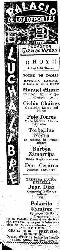 source: http://www.luchadb.com/images/cards/1950Laguna/19500503palacio.png