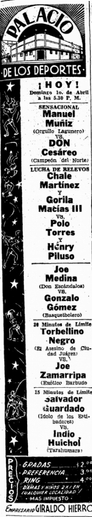 source: http://www.luchadb.com/images/cards/1950Laguna/19510401palacio.png