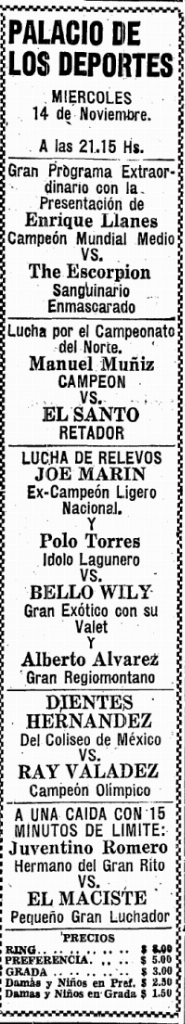 source: http://www.luchadb.com/images/cards/1950Laguna/19511114palacio.png