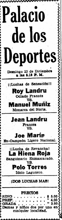 source: http://www.luchadb.com/images/cards/1950Laguna/19511223palacio.png