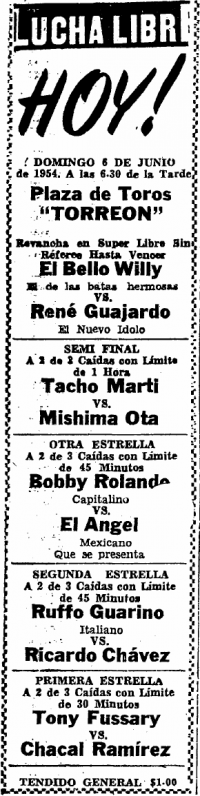 source: http://www.luchadb.com/images/cards/1950Laguna/19540606plaza.png